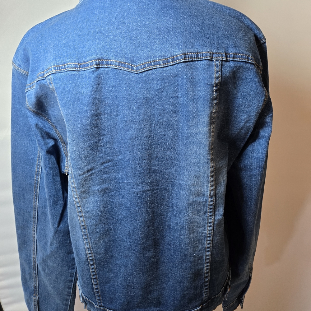 Rina Rossi Blue Jean Jacket New With Tags - Picture 6 of 12